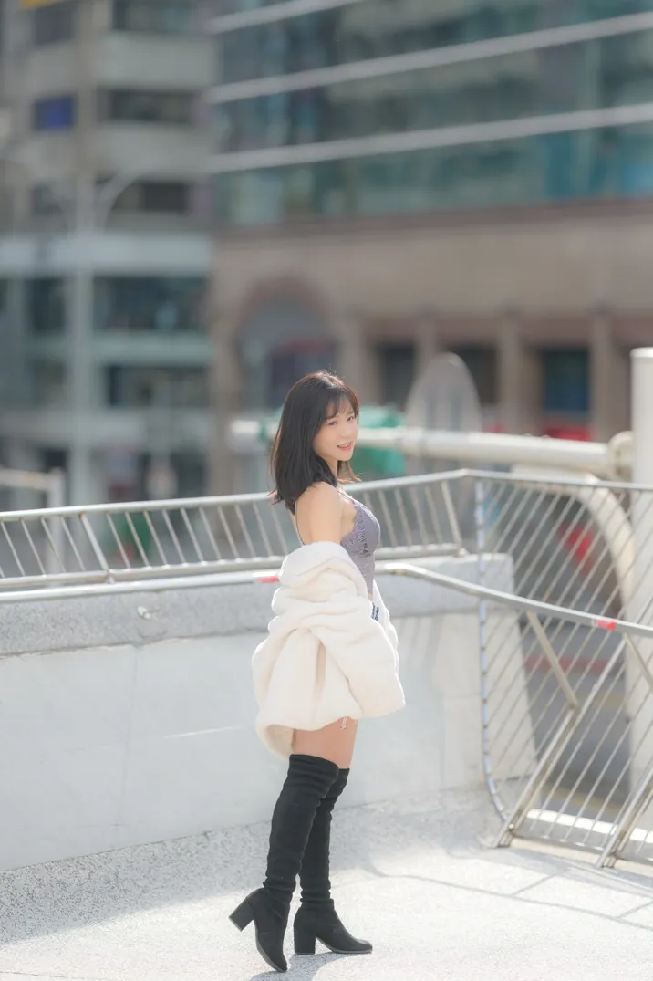 [Mzsock] NO.215 YoYo denim shorts and boots street photography#[105P]-5